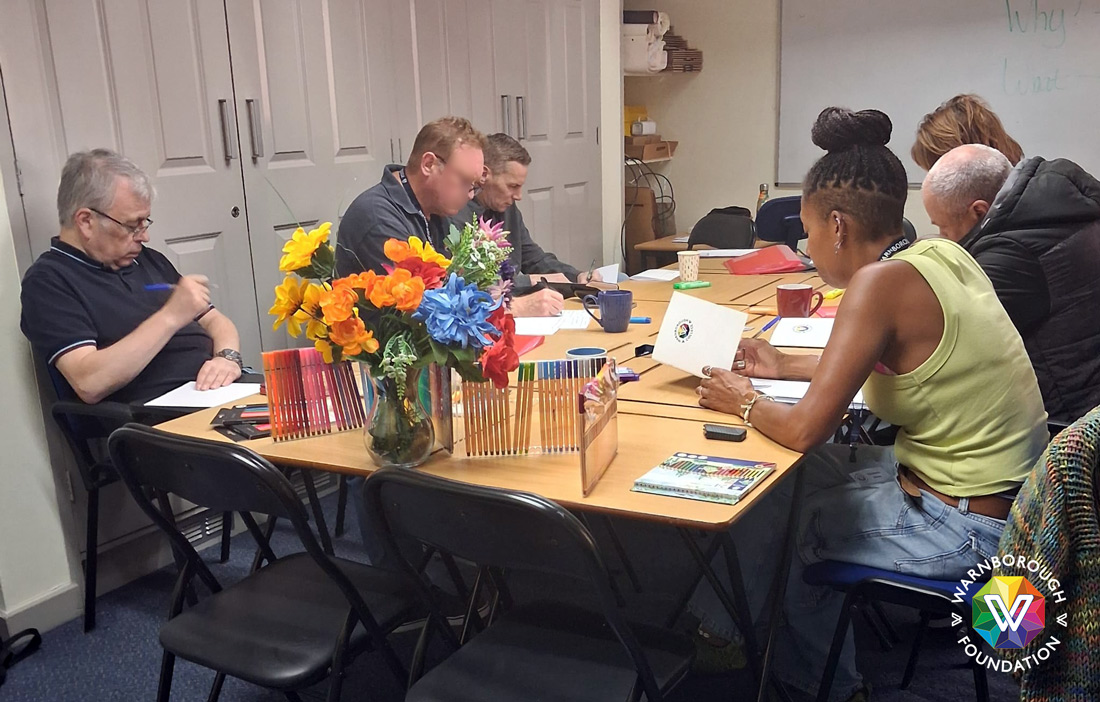 The AAY cohort in session for the first time